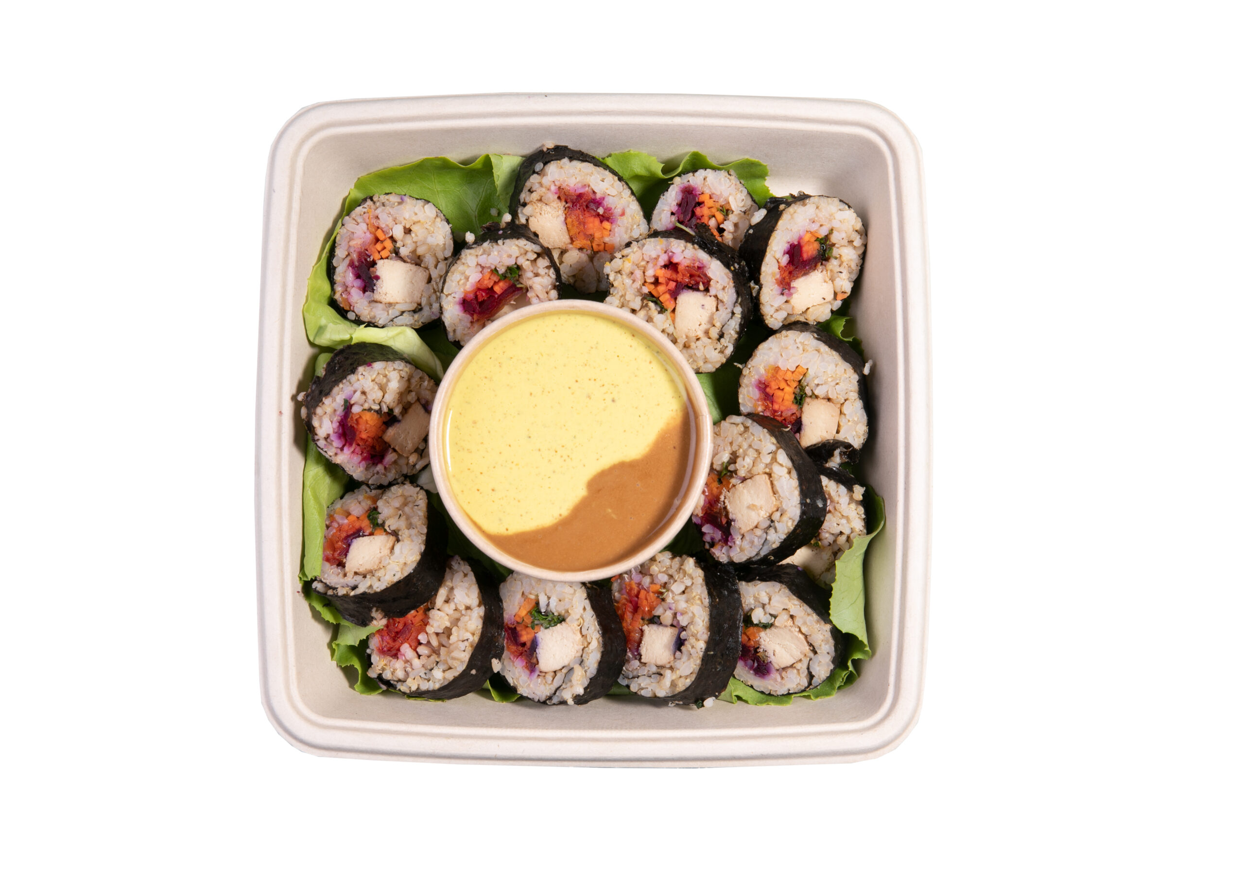 VEGGIE SUSHI ROLL TRAY 2